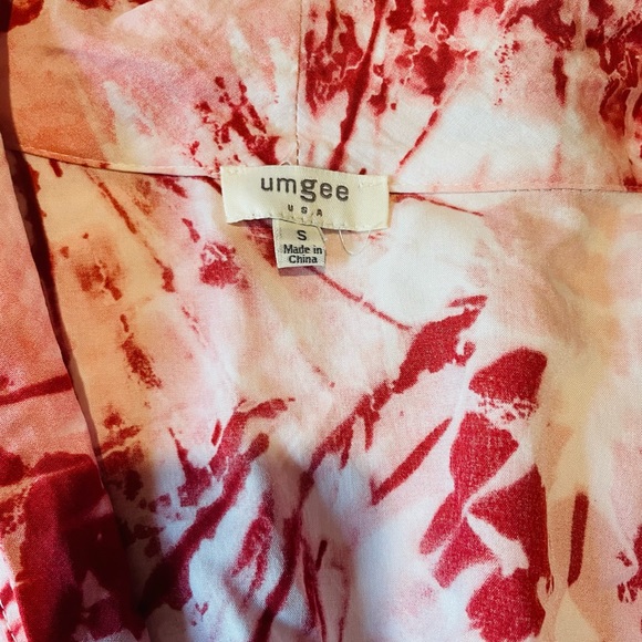 Pink tie-dye romper/ S /Umgee - Picture 2 of 4